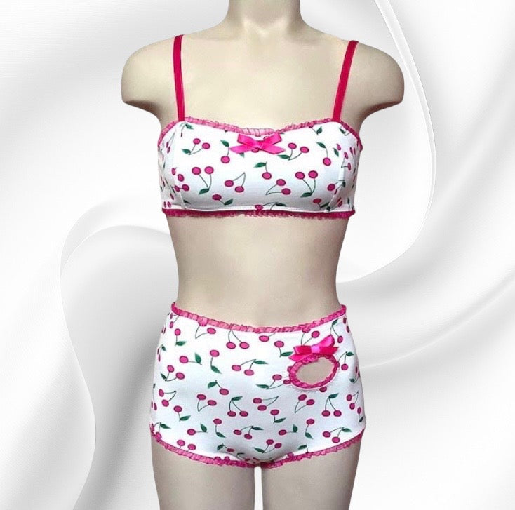 Bras N Things on Instagram: Cherry-pick your style in this adorable  'Cherry Pop' set. 😍 With cherry embroidery and all the Y2K vibes, it's  adds pop of sweetness to your sleepwear rotation.
