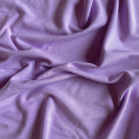 Lilac bamboo knit jersey fabric