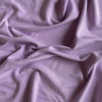 Lilac bamboo knit jersey fabric