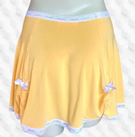 
              Sunny ruched skirt/slip in Sunflower
            